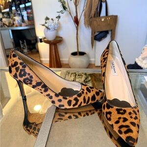 LK Bennett Leopard Print Heels